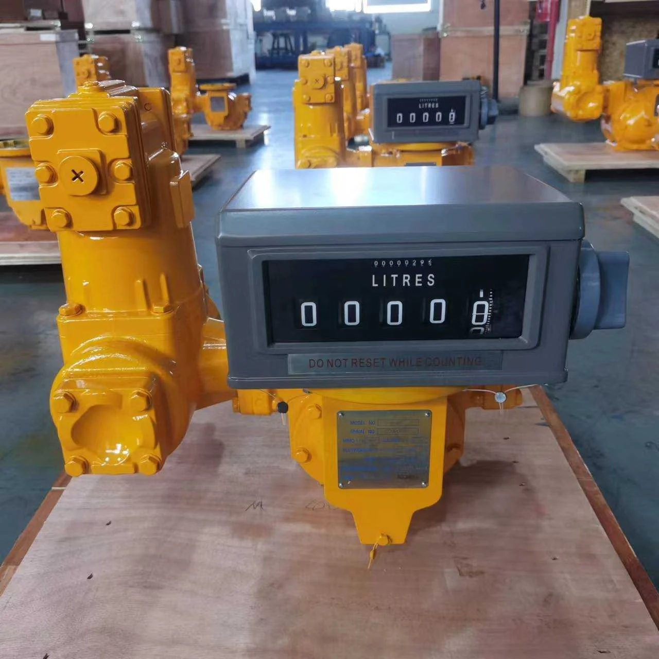 Digital Diesel PD Flowmeter Counter Mechanical Oil Fuel Consumption Positive Displacement Industrial PD Flow Meter