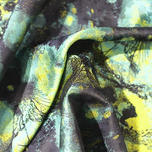 45%Acrylic&55%Polyester wash painting style for party dress/suit jacquard fabric