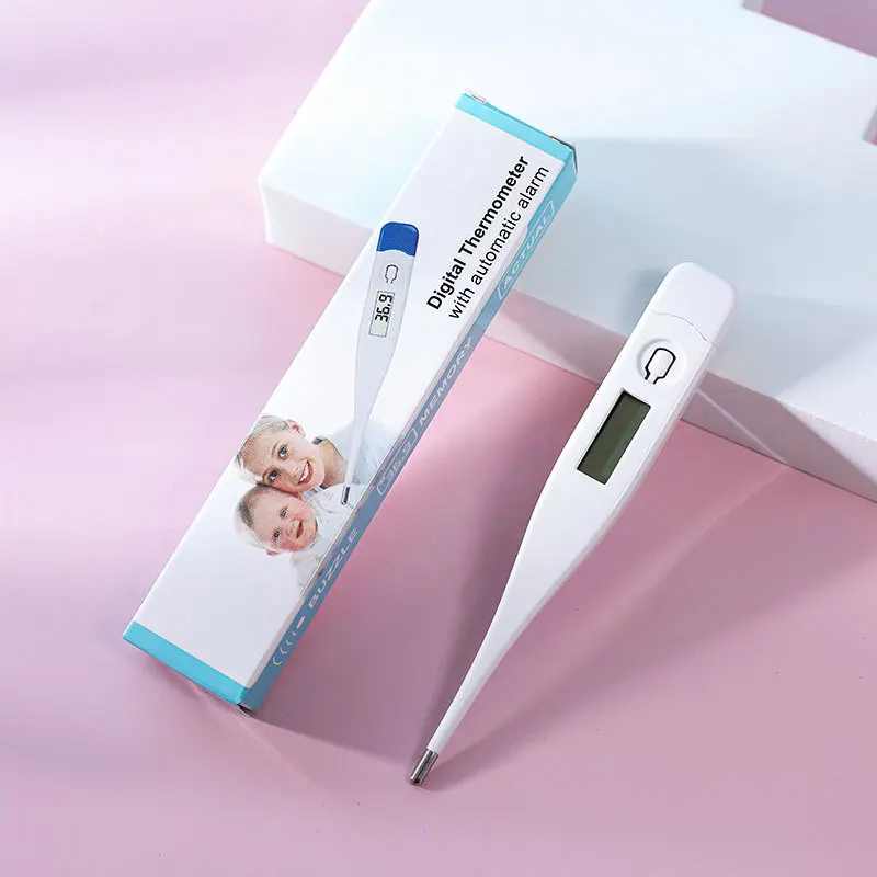 Thermometer for Adults, Digital Oral Thermometer for Fever with 10 Seconds Fast Reading (Light Blue)