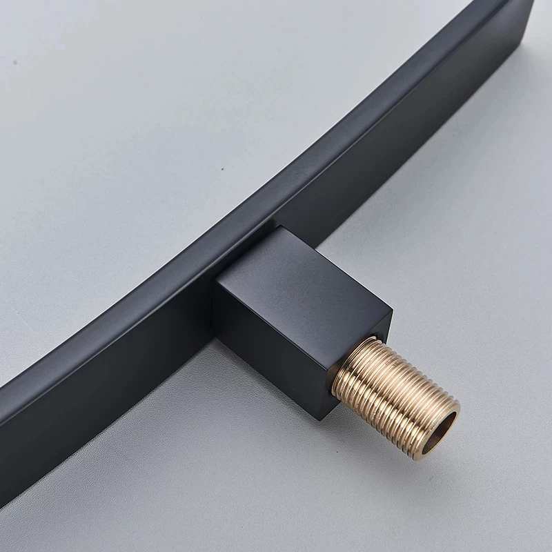 Basin Faucet Wall Mounted 70cm Spout Waterfall Single Handle Chrome Bathroom Mixer Tap Concealed Basin Sink Torneira
