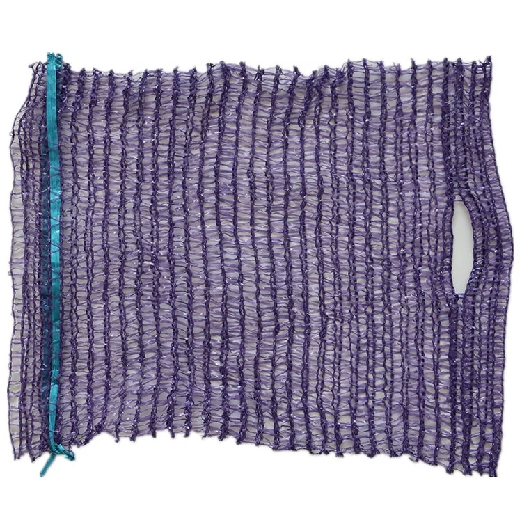 Top factory supplier raschel bag recycled raschel mesh bags for vegetable packaging garlic onion potato carrot pepper cabbage