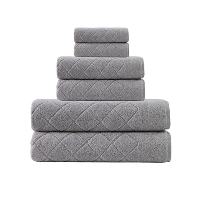 wholesale custom 70x140 cm 100% cotton luxury jacquard bath towel set