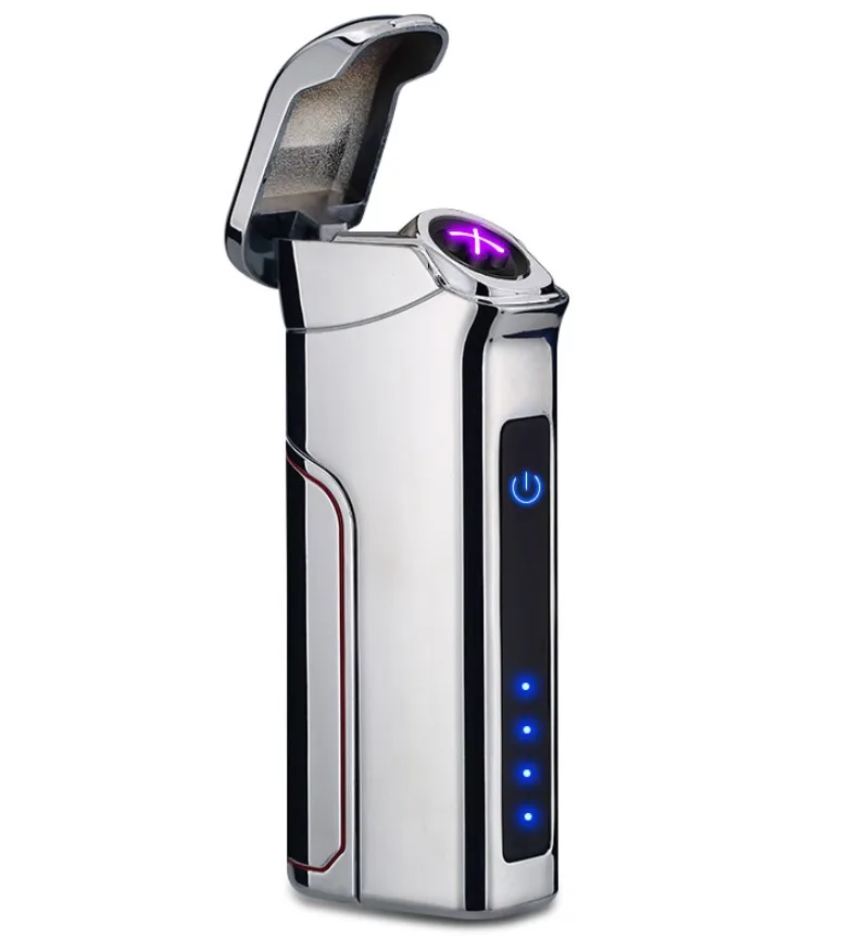 Hight Grade Rechargeable  18650 Battery Electronic Double  arc USB lighter