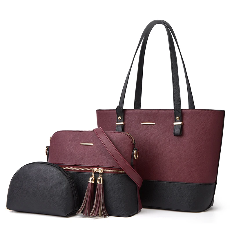 
China custom wholesale 2020 summer large black new fashion luxury woman shoulder ladies tote hand bags women handbags for lady 