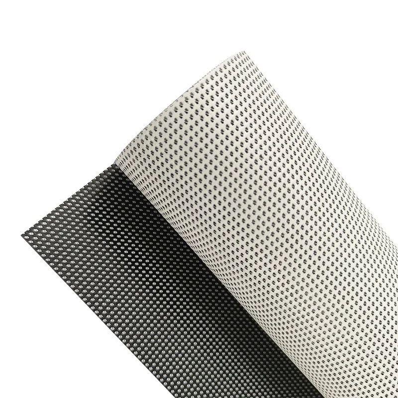 Digital Printing Advertising Material High Quality Mesh PET PVC Black White Banner Roll