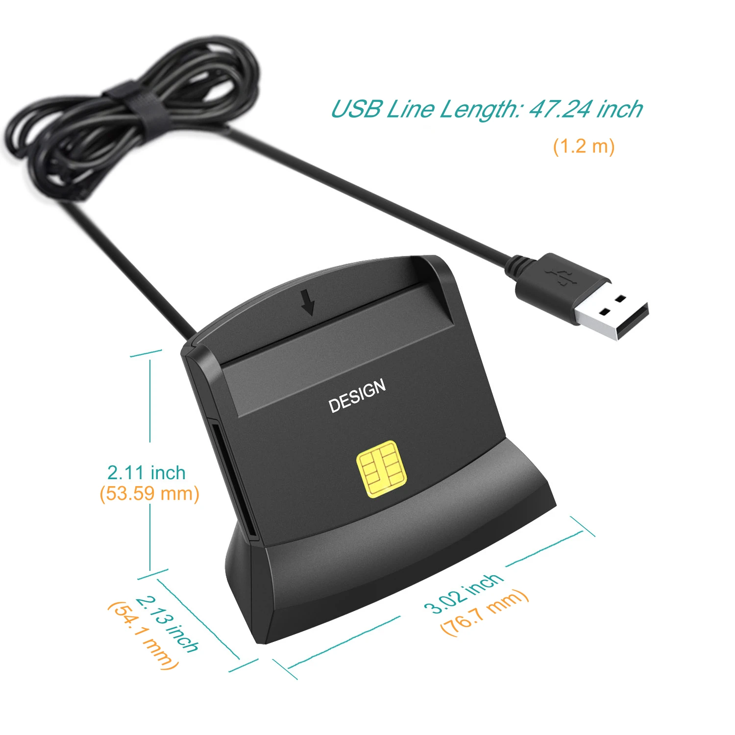 Считыватель смарт-карт USB IC ID ISO 7816 считыватель кредитных с