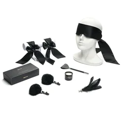 Высококачественная восковая накладка SM с перьями для флирта, 6 шт., набор для бондажа для начинающих, ограничитель, игрушка для эроти