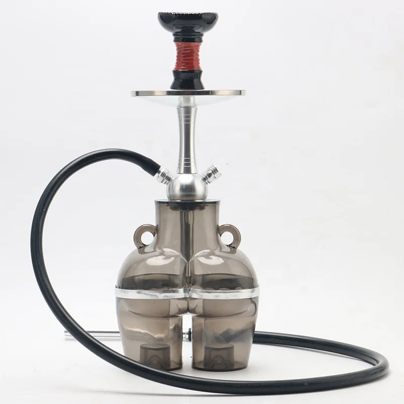 Акриловый кальян с одной трубкой стиль курительный стеклянный зеркальной техникой и набором аксессуаров