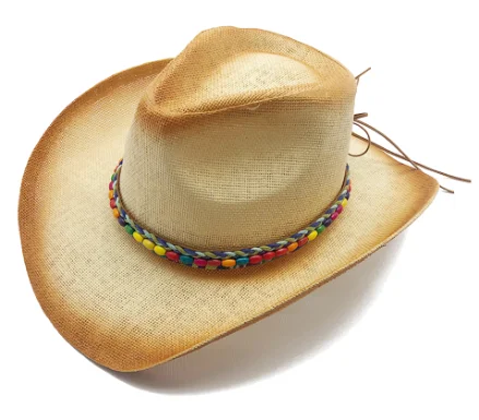 Factory Directly Lemmy Cheap Summer Wide Brim Men Straw Hats Cowboy Hat For Men