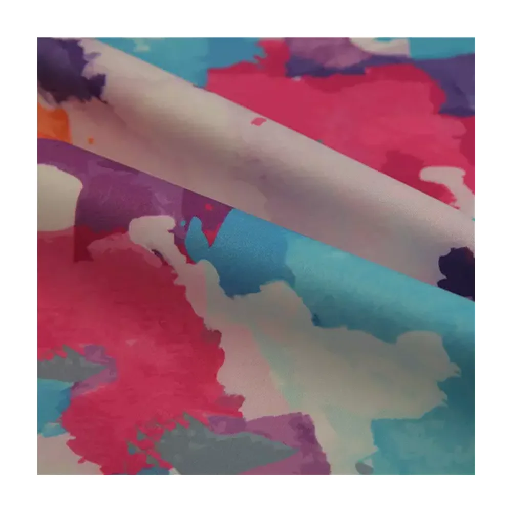 Wholesale Multi colors microfiber Comfort Dyed Printed Pattern Compounding Printing Conditioner Fabric for swimwear