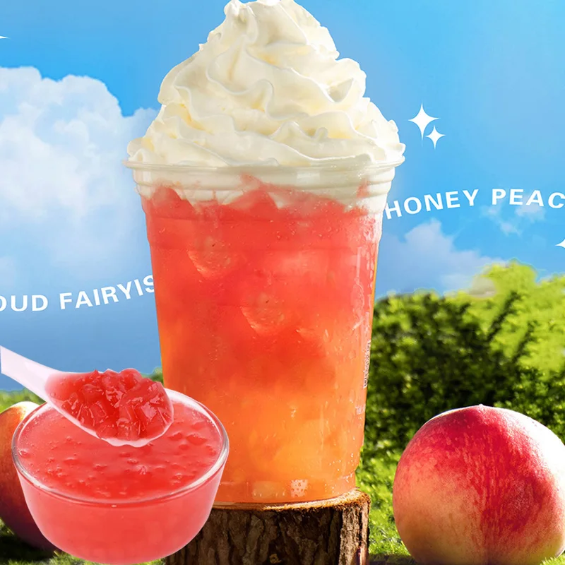 Premium peach jam for fruit jam production and wholesale bulk jam markets