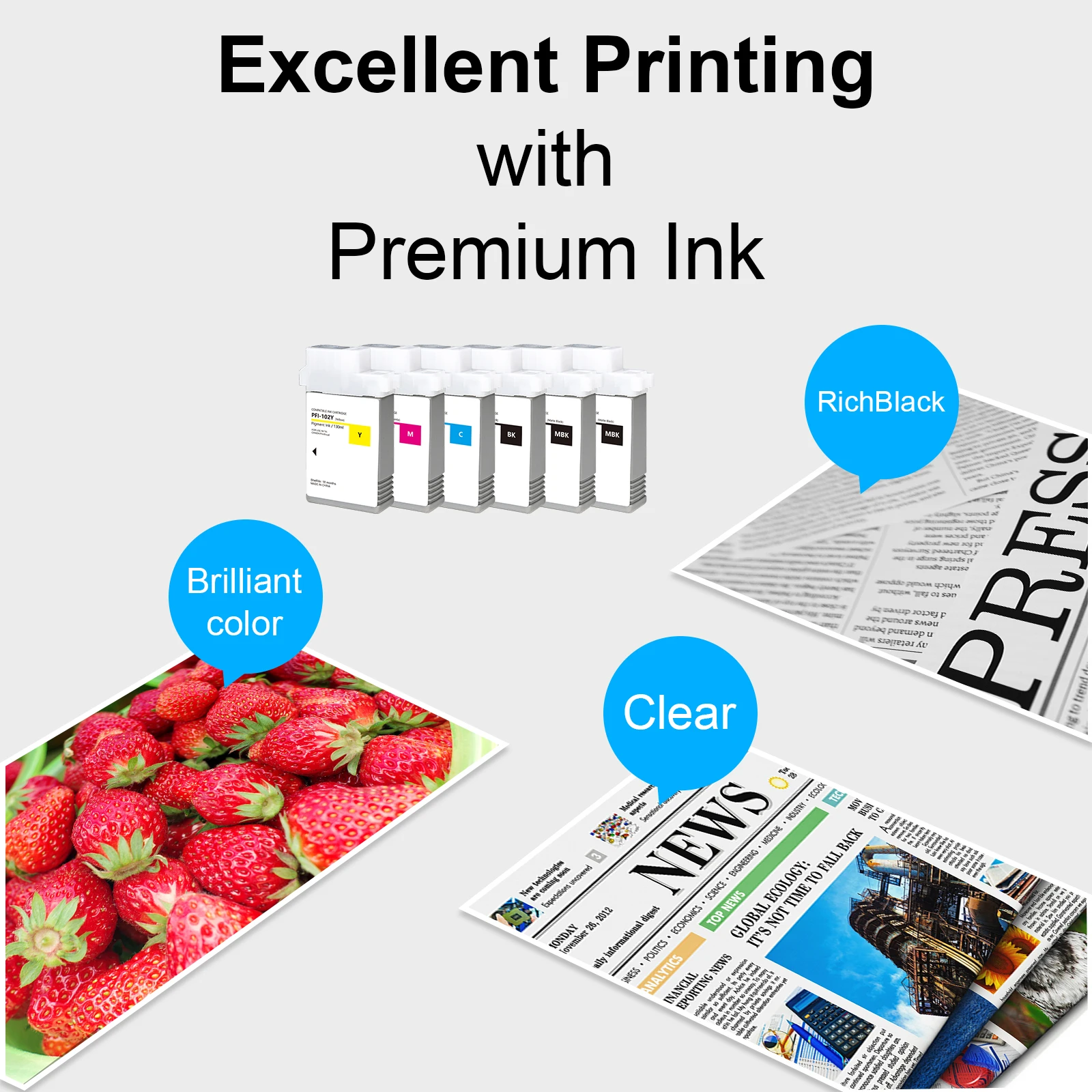 130ML PFI8120 PFI-8120 Compatible Ink Cartridge For Canon imagePROGRAF TM-5200 TM-5205 TM-5300 TM-5300 MFP TM-5305