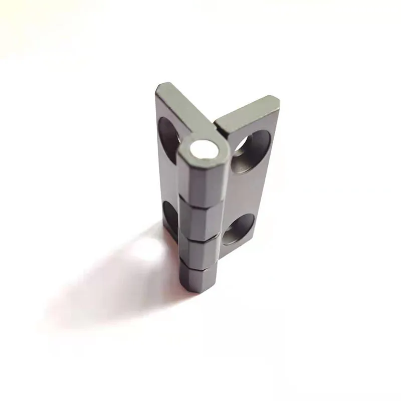 Hole center distance 40MM black Aluminum Alloy Hinges for  Machines Oven Door