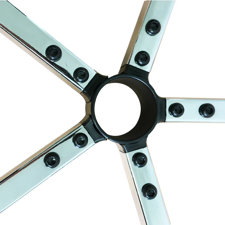 Height 100mm Chair Base Five Star Foot Chair Steel Base Swivel Plate Chair Base