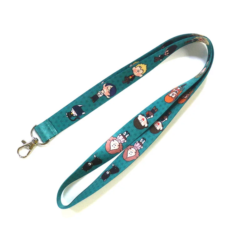 High Quality Eco-Friendly Lanyard For Badges Animal Heated Transfer Printing Womens Personalised Lanyard