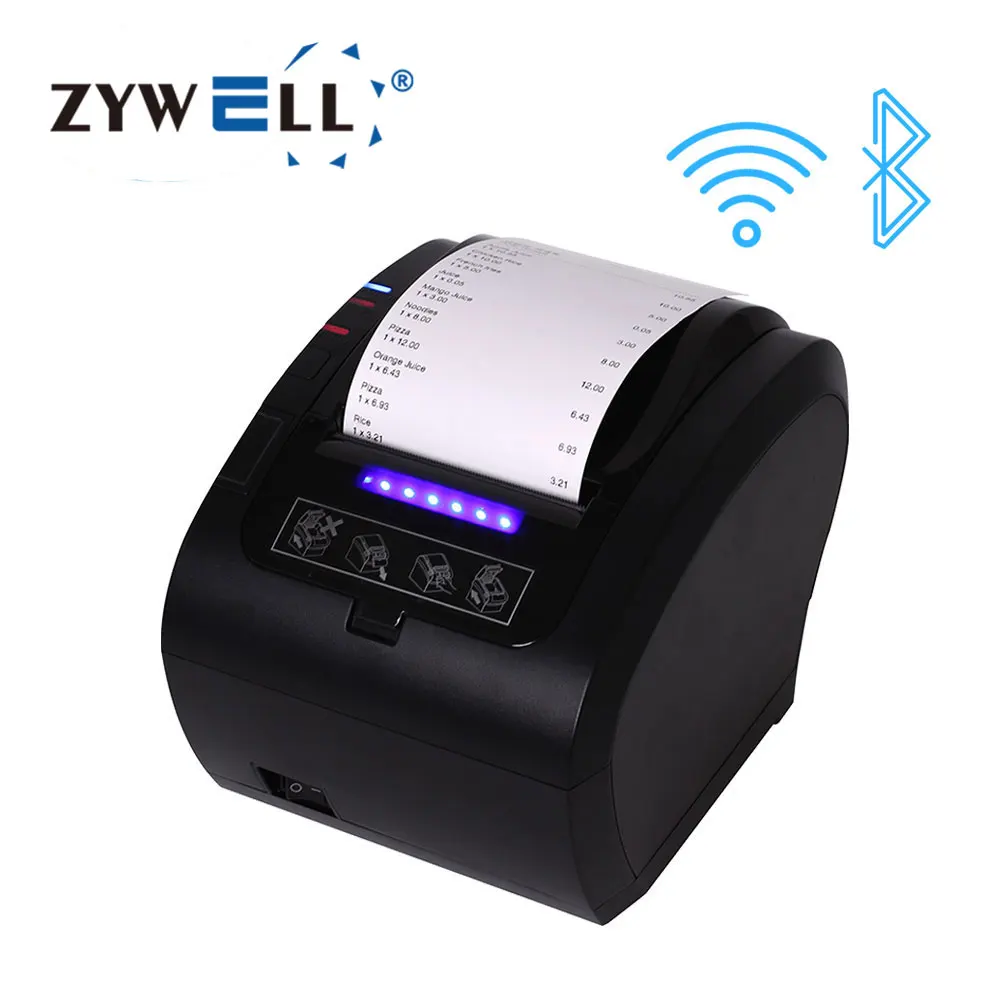 ZYWELL pos-системы для супермаркета цена pos-машина 80 мм тепловая квітанцыя квітанцыі bluetooth