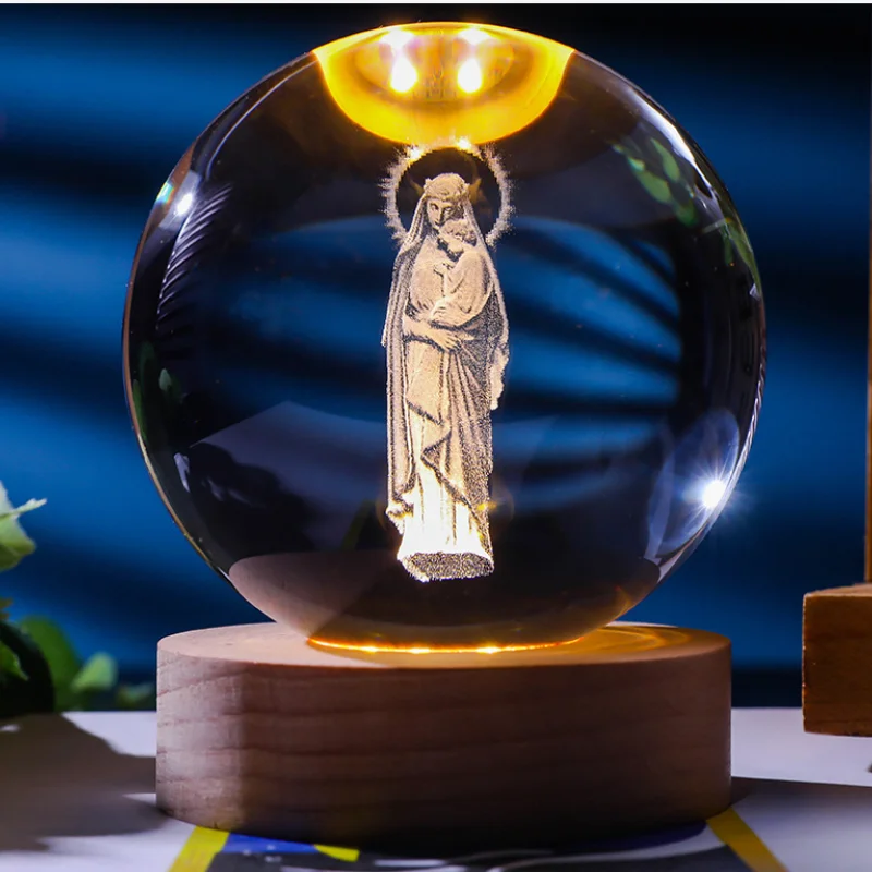Brand New High Quality Customized Design Christianity Souvenir Gift Multiple Sizes Personalized Crystal Ball
