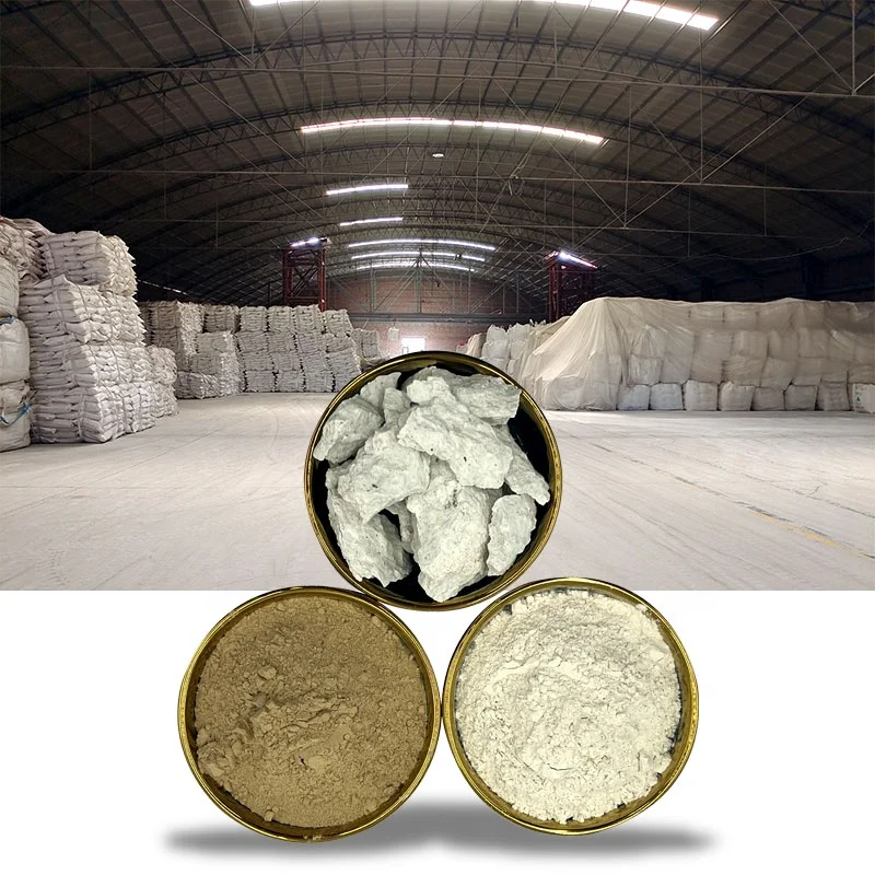 Factory wholesale pet cat litter bentonite powder montmorillonite clay white thickened expansive bentonite powder price