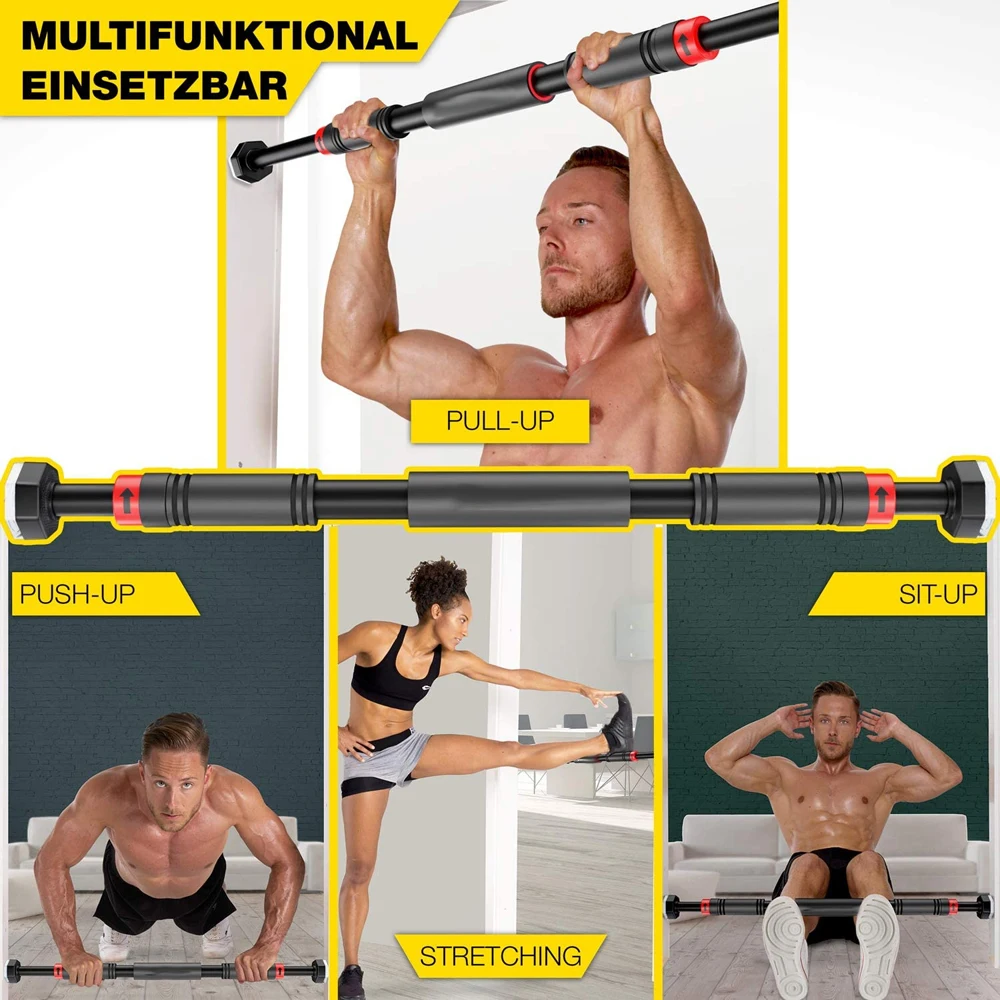 Multi-Functional Wall Mounted Gym Door Chin Pull Up Bar for Doorway Pull Up Bar