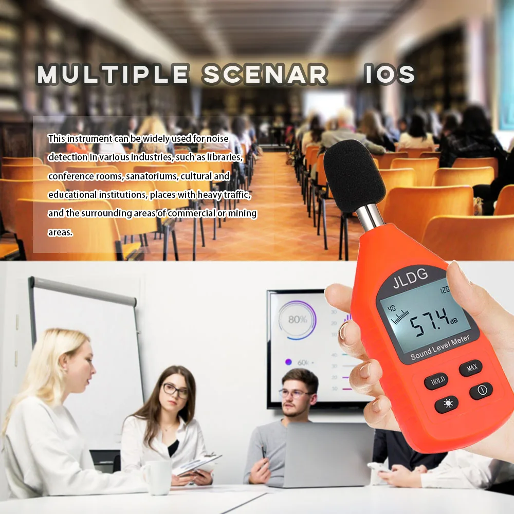 Handheld high-precision Noise meter decibel detector household noise detector