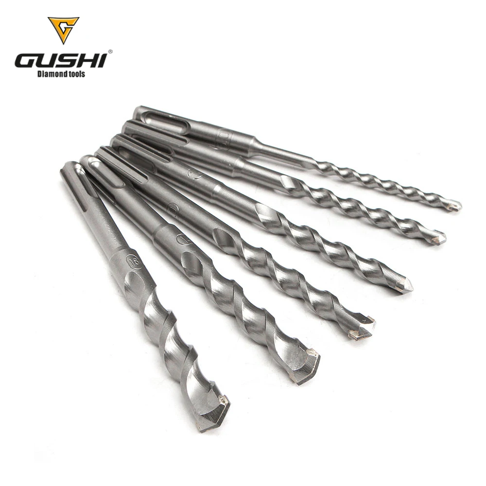 4 Cutters Double Or Single Flute Sds Max Hammer Carbide Tipped Drill Bit For Concrete Stone