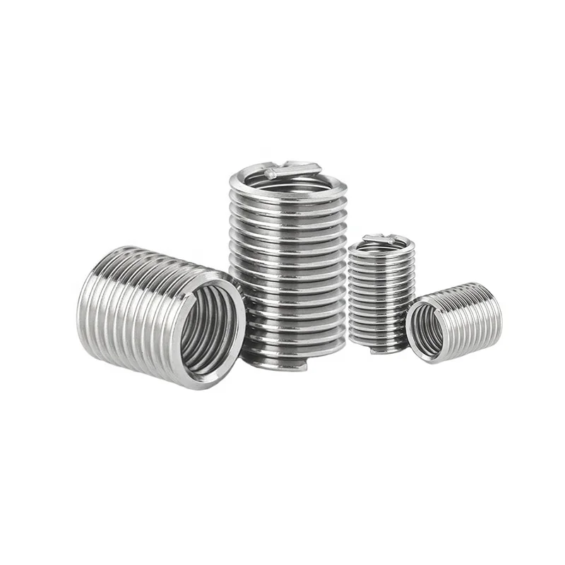 304 Wire Thread Insert Other Fasteners Threaded For Wood Metal Coil Spring Thread Insert
