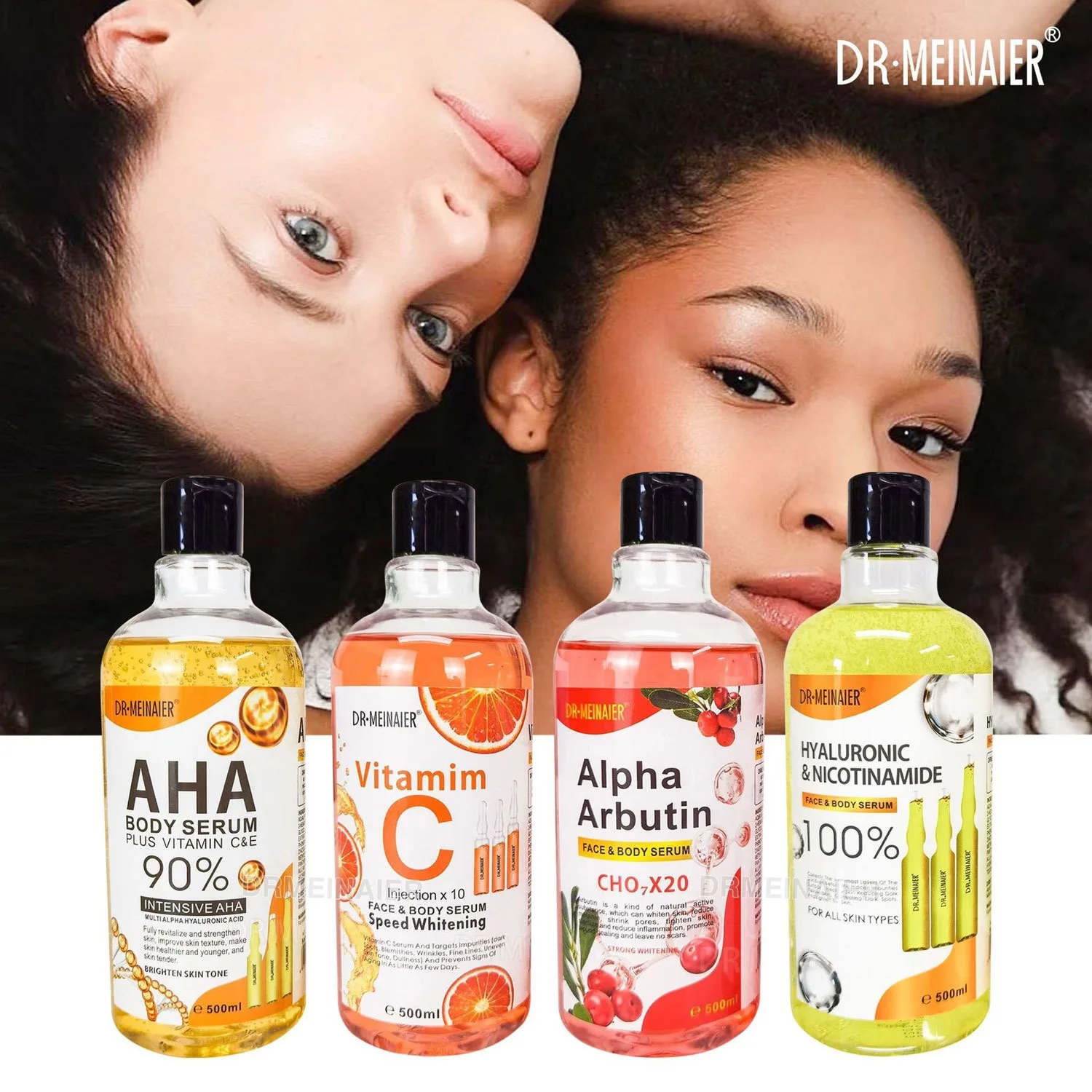 Skin Whitening Serum Face and Body Glowing Moisturizer AHA Tomato Correct Age Spot Acne Natural Facial Serum Essence