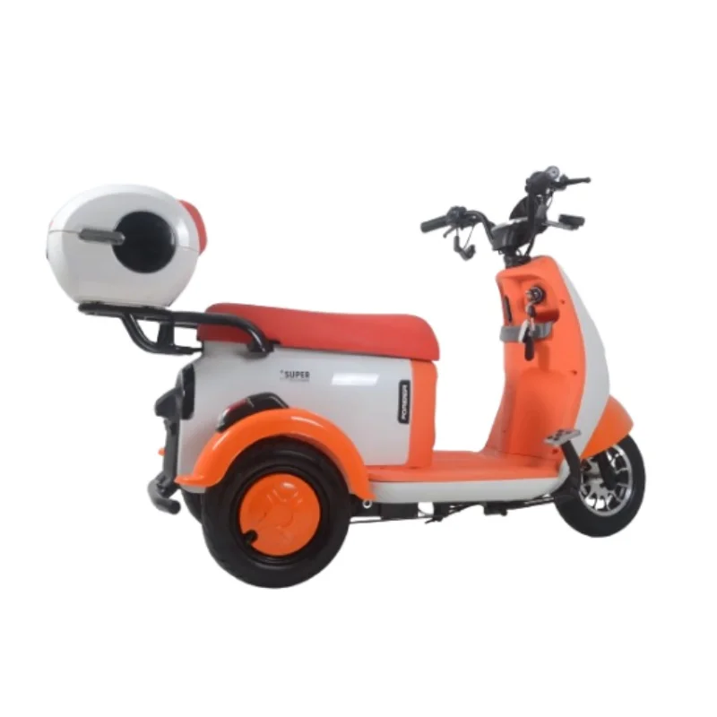 Newly designed wholesale electric three-wheeled lead-acid battery scooter brushless motor tricycle electric vehicle