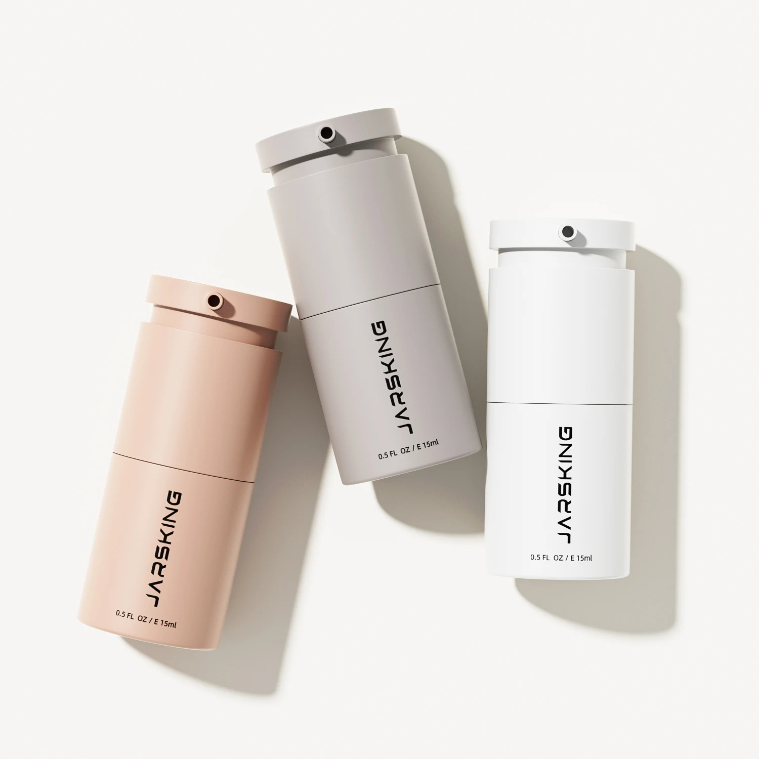 Luxury skincare serum bb cream face cleanser gel sunscreen 30ml PP plastic airless twist lotion pump bottle