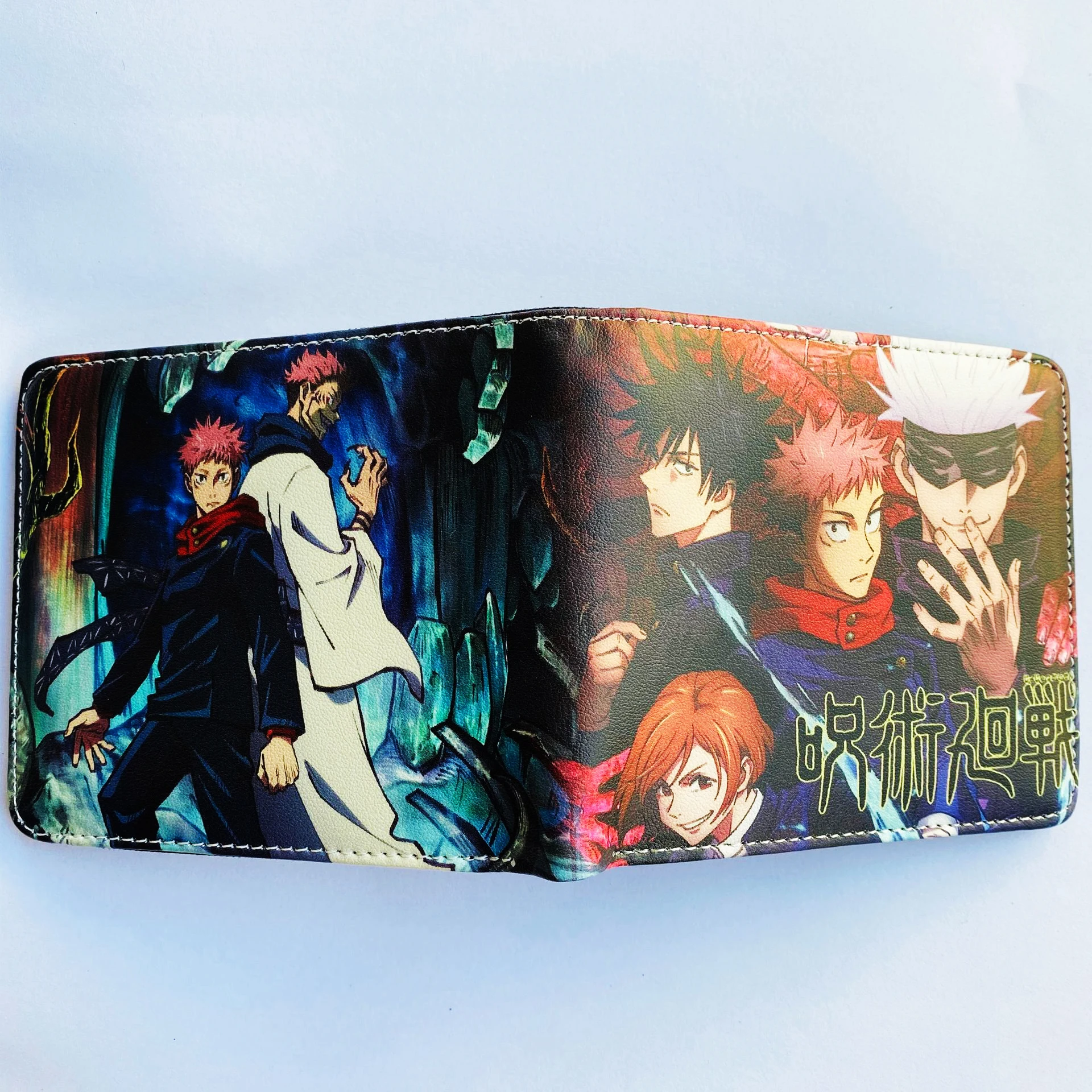 40 Color Short PU Leather Wallet for The fans of Anime Jujutsu Kaisen Fans as Gifts