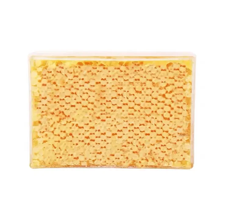 High Quality Wholesale Food Grade 250G / 500G Plastic Transparent Comb Honey Box Honey Cassette Bee Container