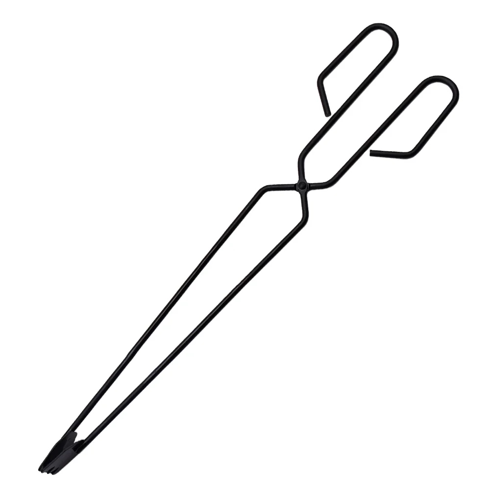 49cm Fireplace Accessories tool set Burning Fire Tongs fire pliers Carbon Steel carbon clip Fire tongs