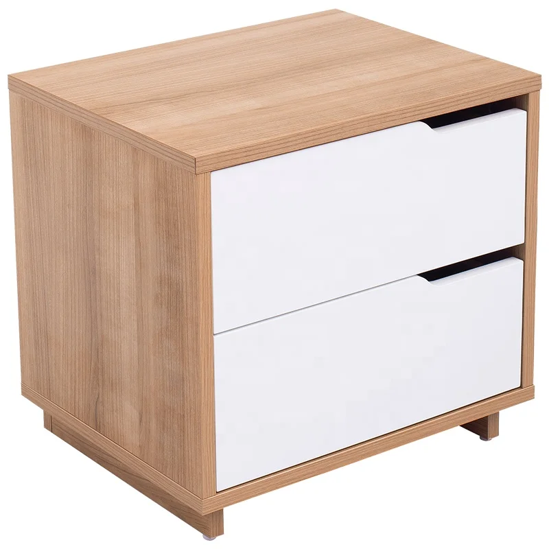 Storage Box Bedside Table Home Furniture Nightstand Bedside Table Nordic Style White Bedroom Furniture Wooden Modern Panel