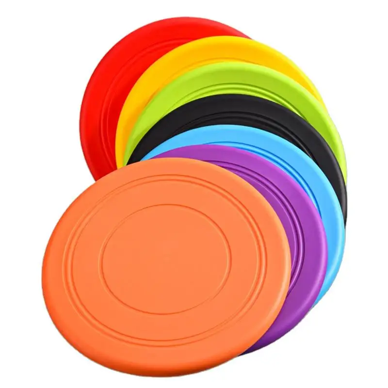 Soft Non-Slip Dog Supplies Silicone Game Frisbeed Anti-Chew Dog Toy Pet Puppy Training