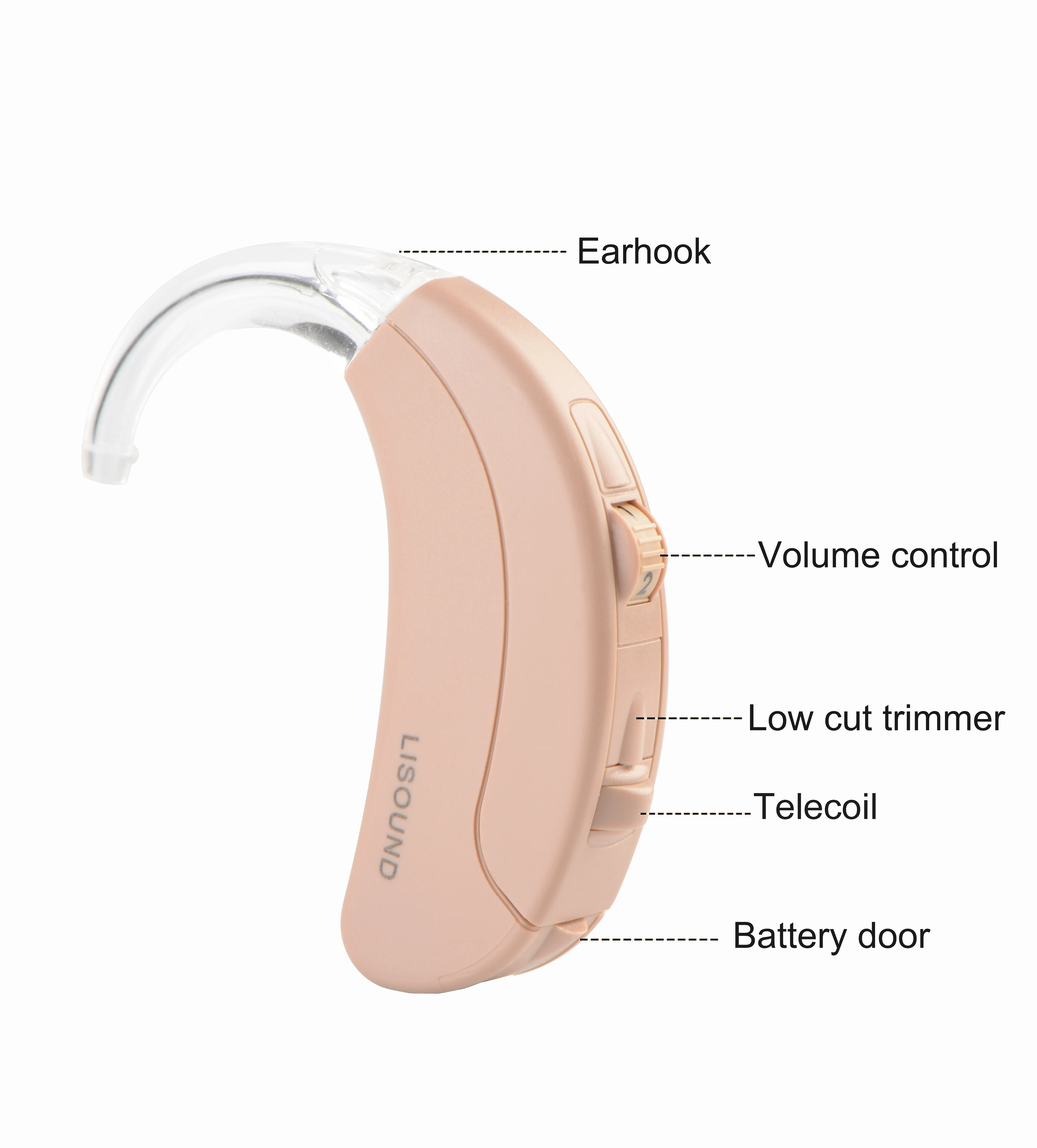 High quality sound amplifier digital  hearing aid VF55 for hearing loss people hearing impaired deaf people