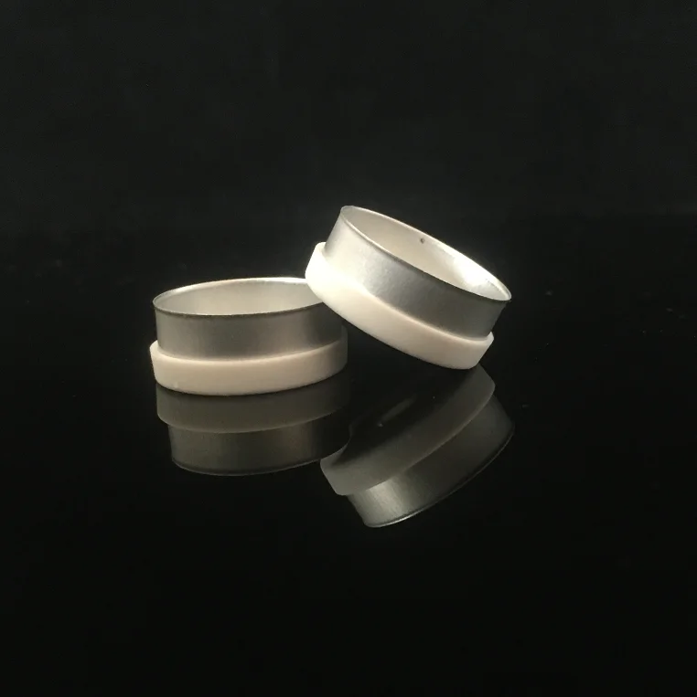 
100pcs 20mm white medical aluminum plastic lids flip vial cap for small injection glass vials 