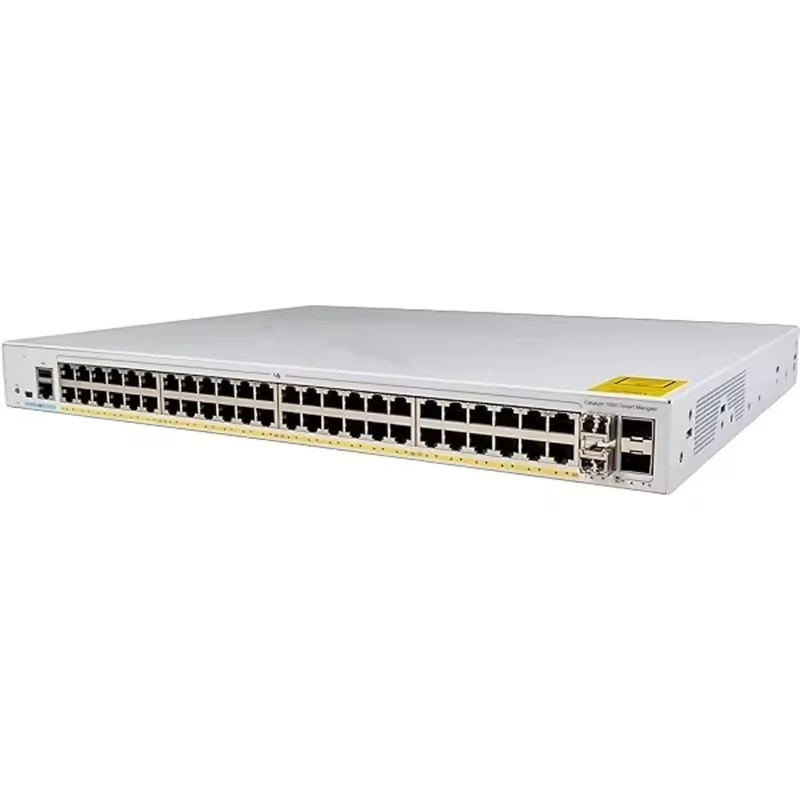 Лучшая цена C1000-48P-4X-L новый оригинальный 1000 серьезный 48 порт GE POE 4x10G SFP сетевые коммутаторы