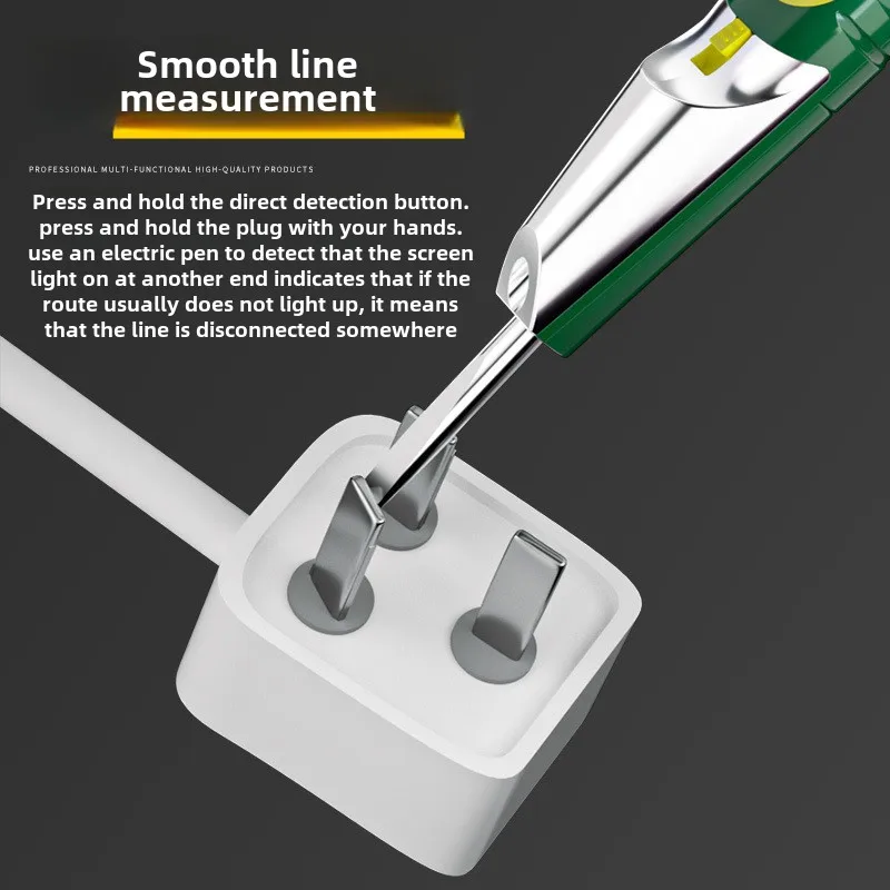Shengda Industrial Grade Sensor Test Pen Zero Live Wire Circuit Detection Pass Power Cutter Special Genuine Electric Test Pen
