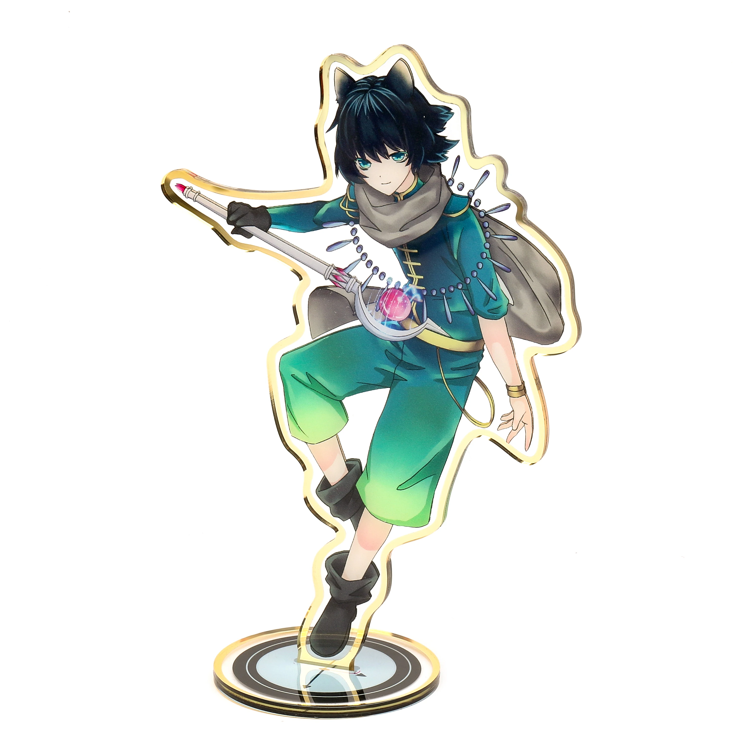 No MOQ Customizable A5 Acrylic Stand Clear Letter Holo Figures Custom  Anime Manufacturers  Acrylic figure Standee