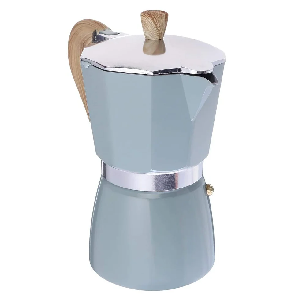 Moka Express 6-Cup Stovetop Espresso Moka Pot Aluminium Custom Espresso Cappuccino Coffee Maker