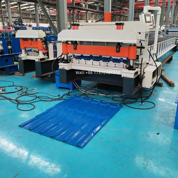 glazed tile roll forming machine metal roofing tile making machine for building material machinery