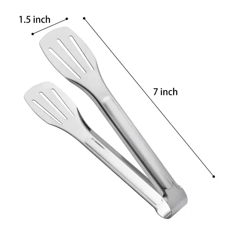 Stainless Steel Serving Kitchen small Tongs Buffet Tongs