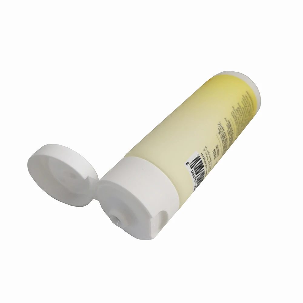 30ml Soft cosmetic squeeze packaging plastic transparent matte hand lotion tubes