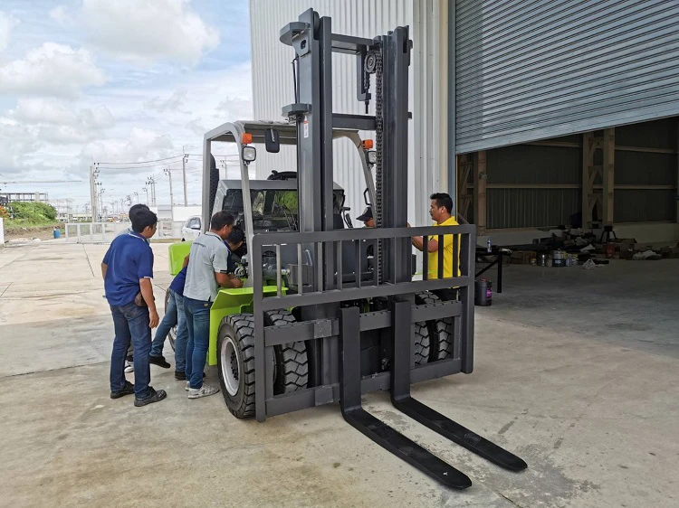 ZOOMLION Diesel Forklift Truck 4T 5T 6T 7T 10T FD40/FD50/FD60/FD70/FD100 with parts with Cheap Price for sale
