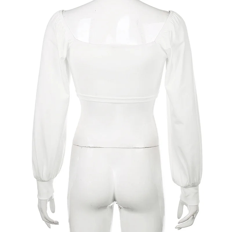 XJYD Wholesale Off Shoulder Crop Short Tops Women Fancy White Evening Bandage Tops Blouses