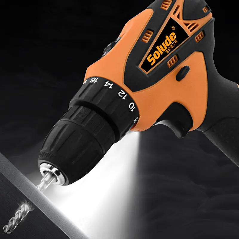 Solude 96PCS Cordless Tools Set Combo 12v Professional Box Rechargeable Heavy Duty Full Set Household Tool Box