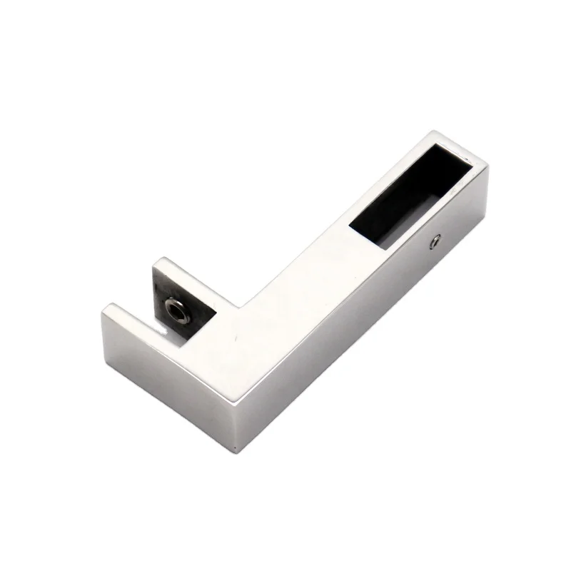 F Type Clip Polished Shower Room Support Rod Glass Door Fixed Fitting Accessories Glass Connector Glass Clamps Modern 3 Years