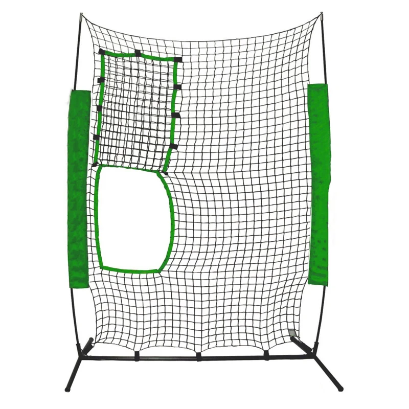 Replacement Baseball and Softball Nets with big mouth throwing quality 1.75 inch elastic net fiber baseball exercise equipment