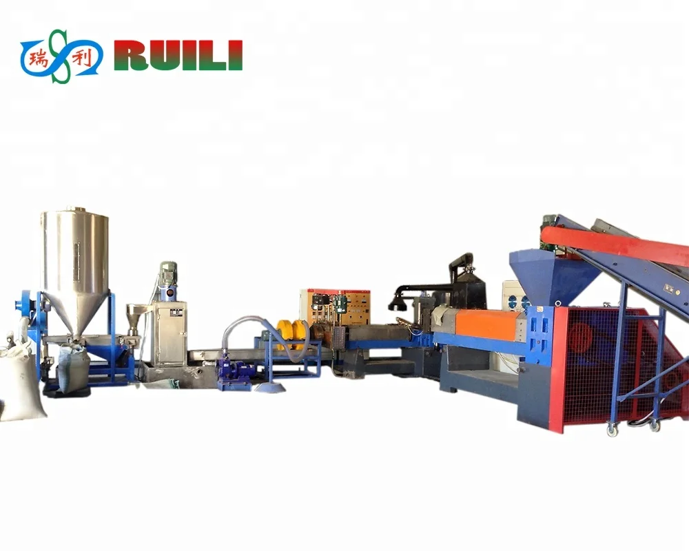 Plastic Pelletizing Machine PP/PE Film Compacting Type Pelletizing Line Recycle Plastic Machine Pelletizer