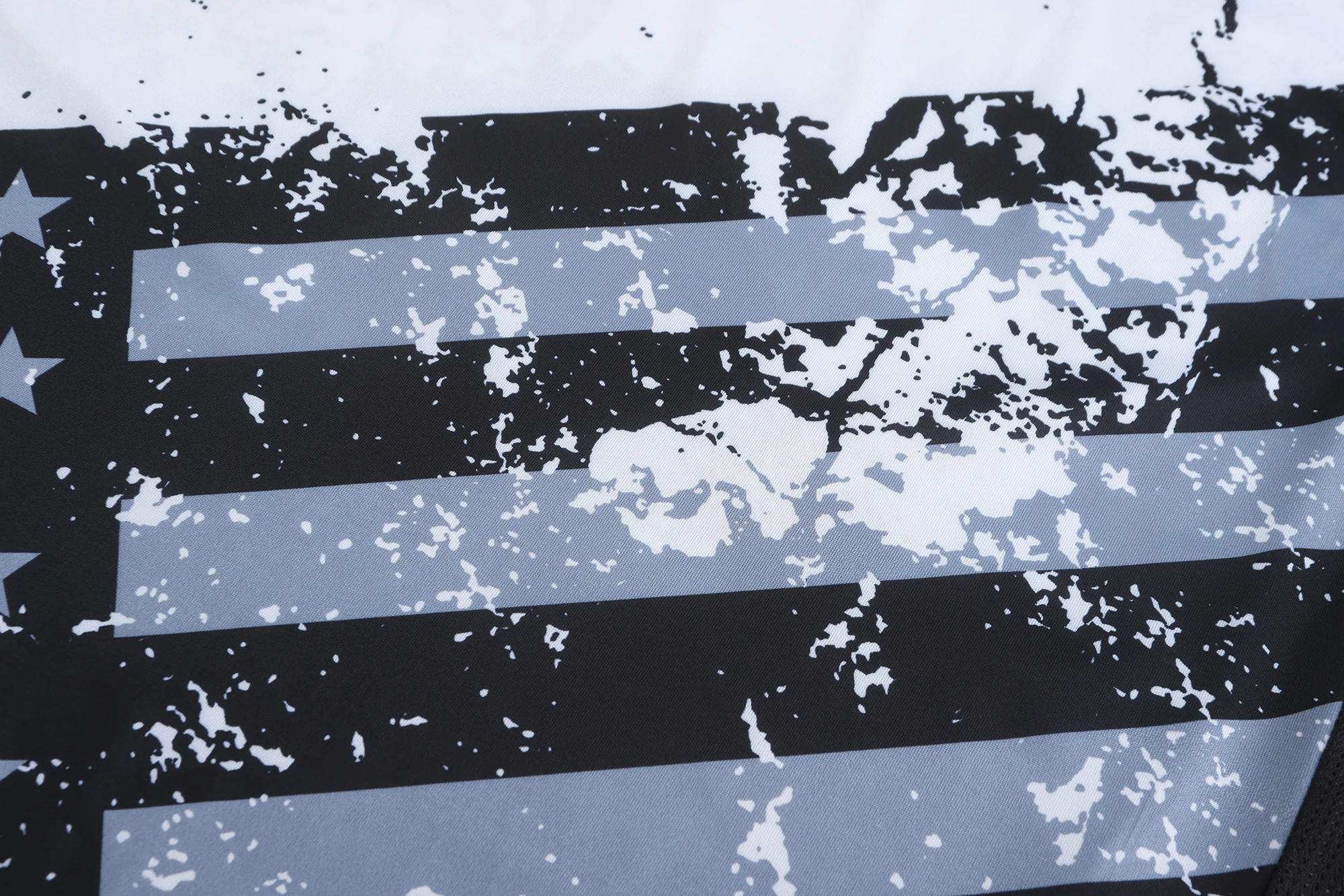 Mens Wicking Quick  Dry Polo Fit  Shirt  American Pattern Flag Apparel Golf Uniform Polo Shirt